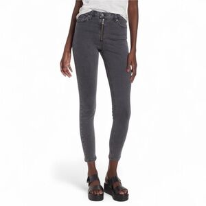 Topshop Moto Jamie High Rise Skinny Jeans Black
